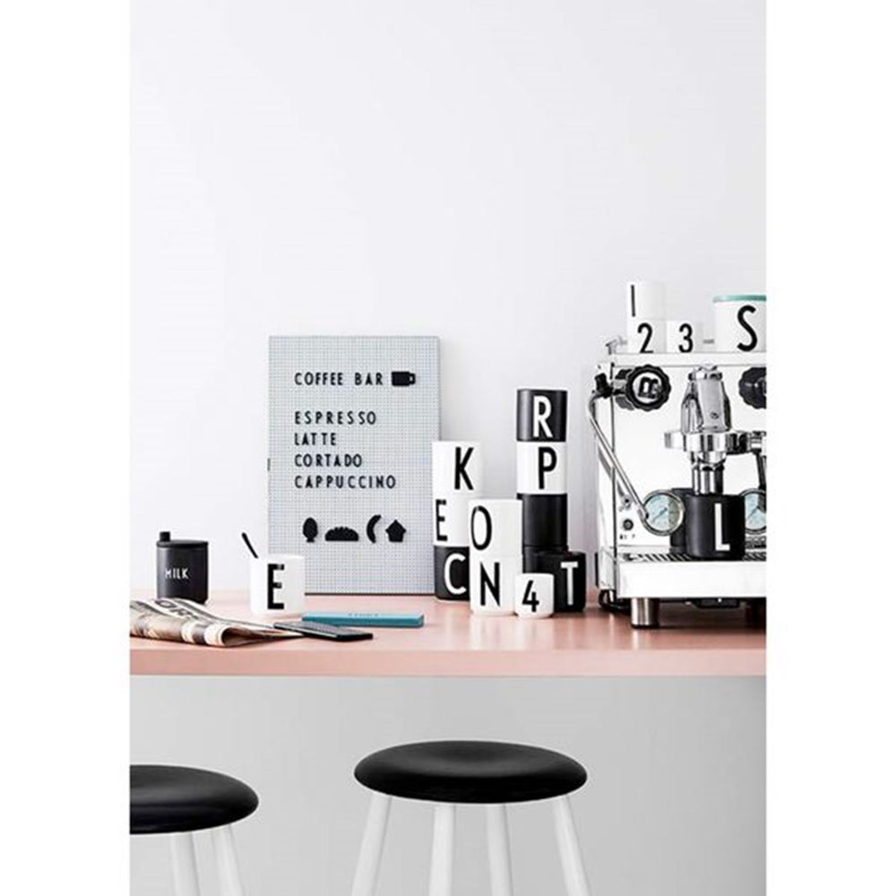 Køb Design Letters Food Icons for Messageboard White
