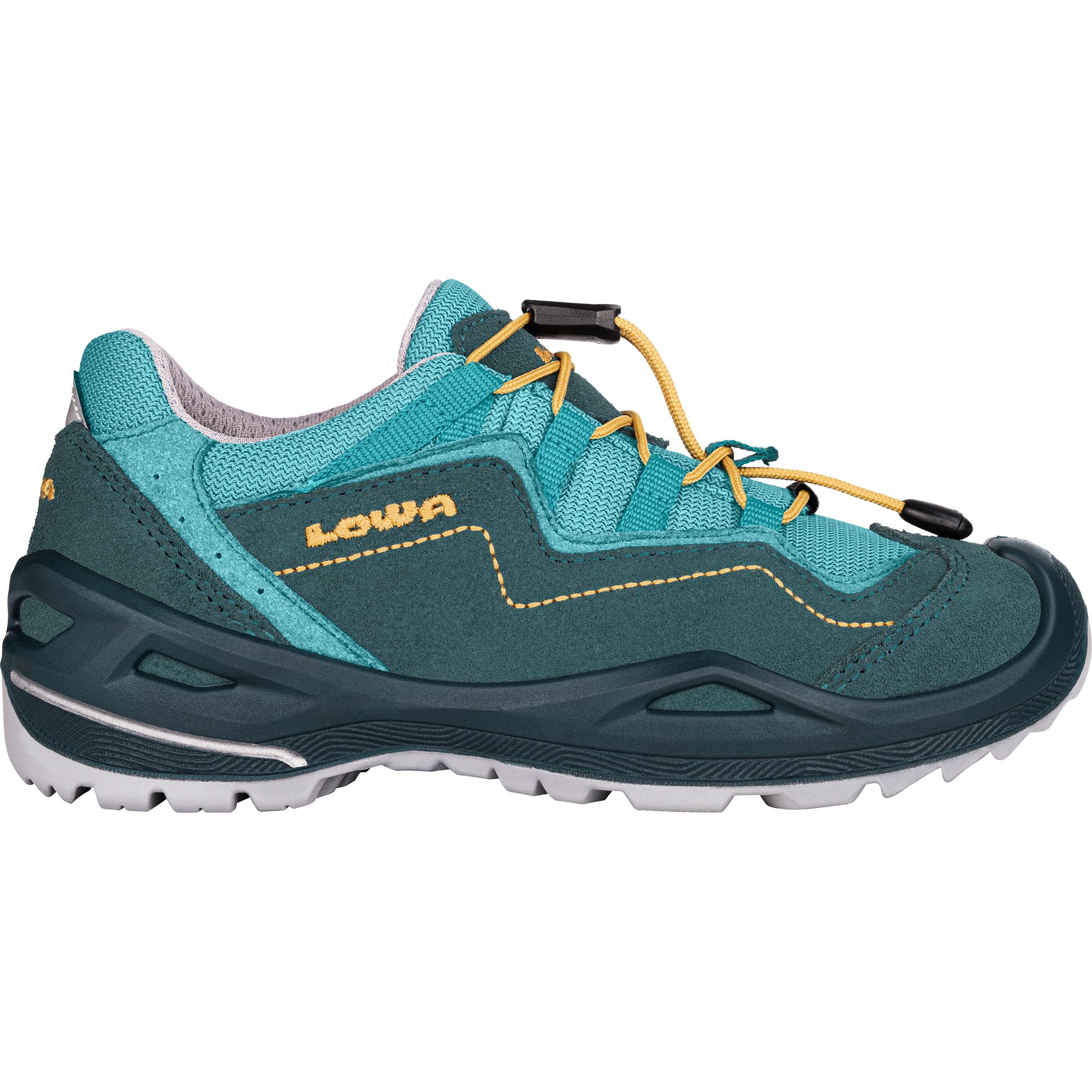 LOWA Robin EVO GORE-TEX® Lo Wanderschuhe Kinder petrol