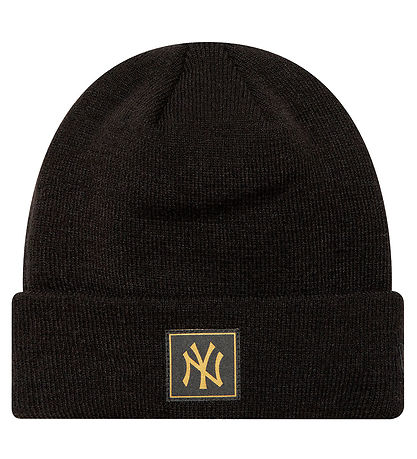 New Era Mütze - Strick - New York Yankees - Metallic - Schwarz