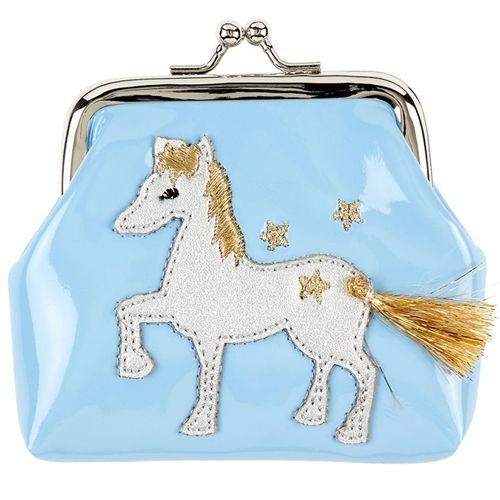 Souza for kids kinderportemonnee paard marith - blauw