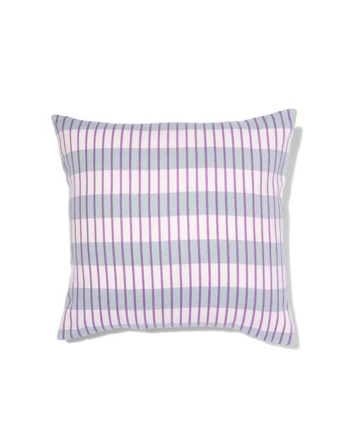 housse de coussin coton 50x50 jacquard rayures
