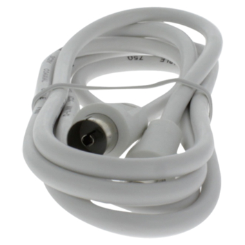 OK Coax Snoer 1,5 Meter Wit