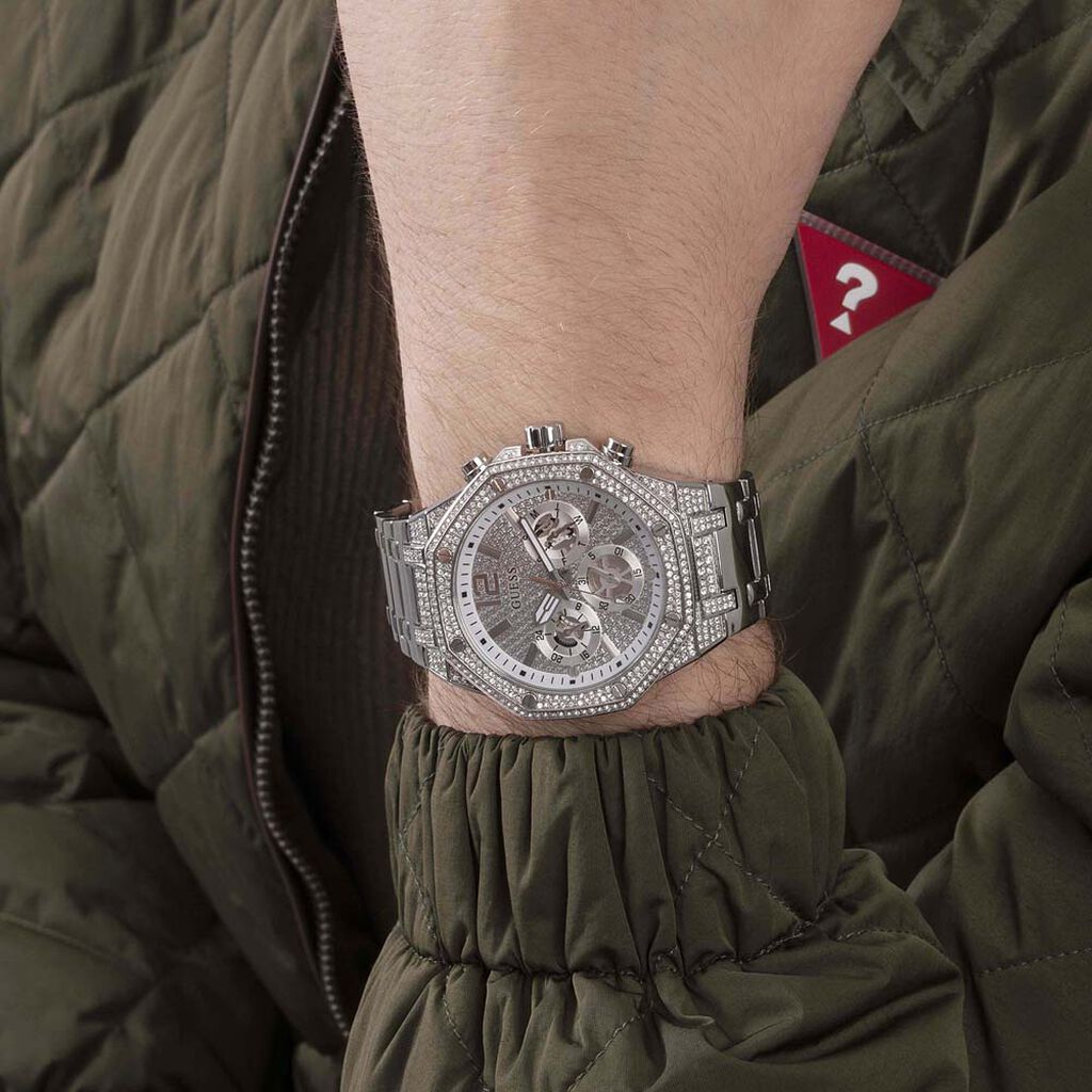 Montre Guess Momentum Argenté