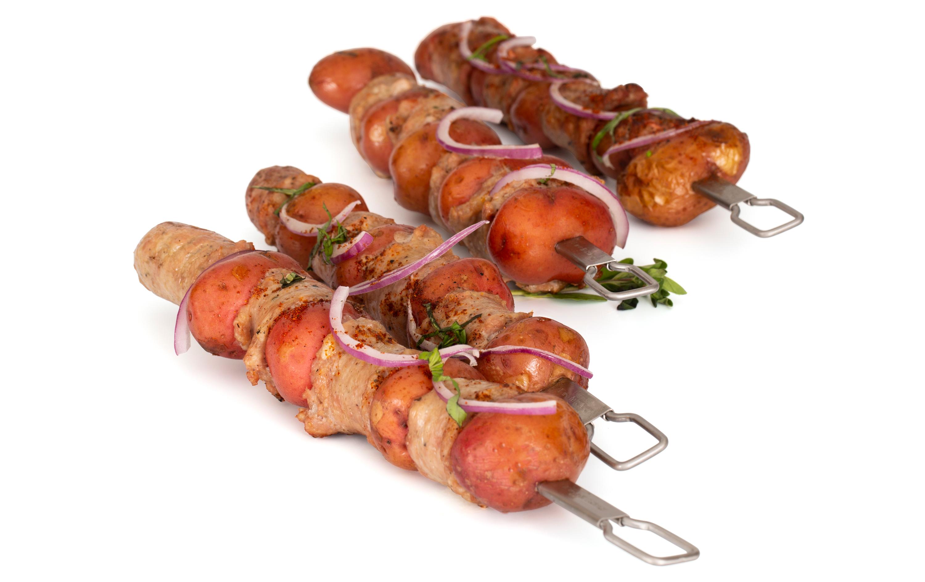 Doppelspiess-Set, 30.5 cm, 4 StückGrillspiesse