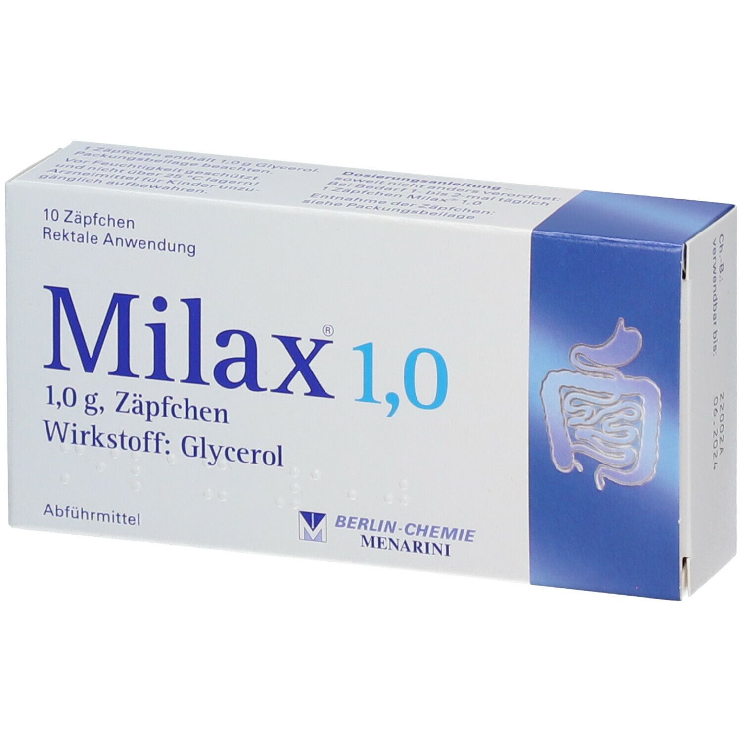 Milax® 1,0 Zäpfchen