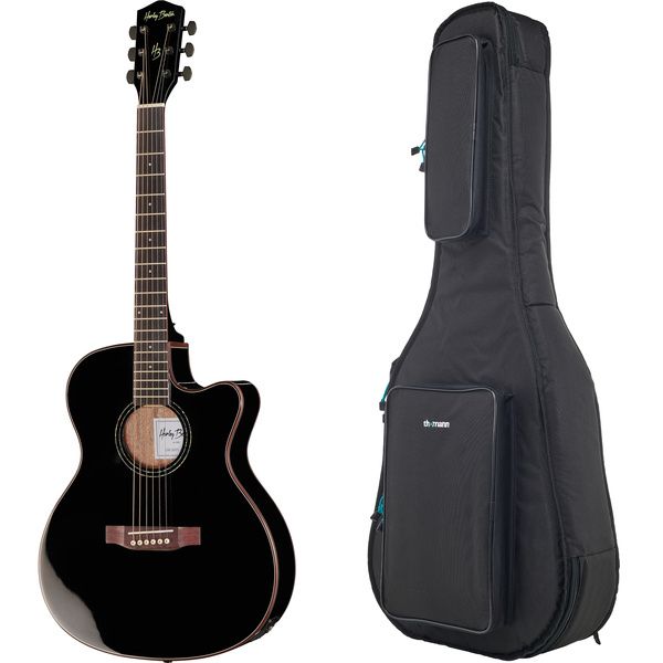Harley Benton EAX-500TL Black Bundle