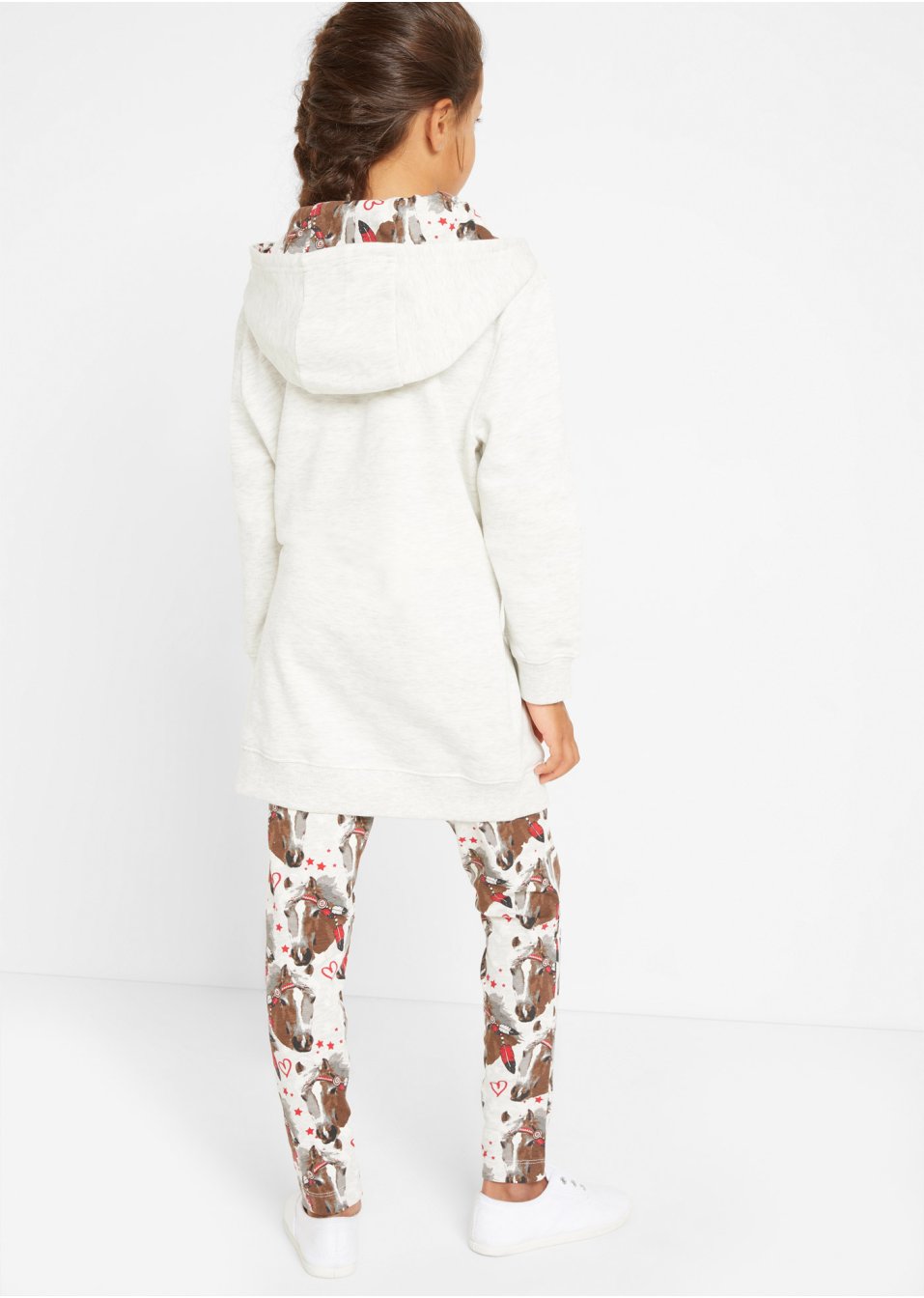 Sweat-shirt et legging fille (Ens. 2 pces.) coton