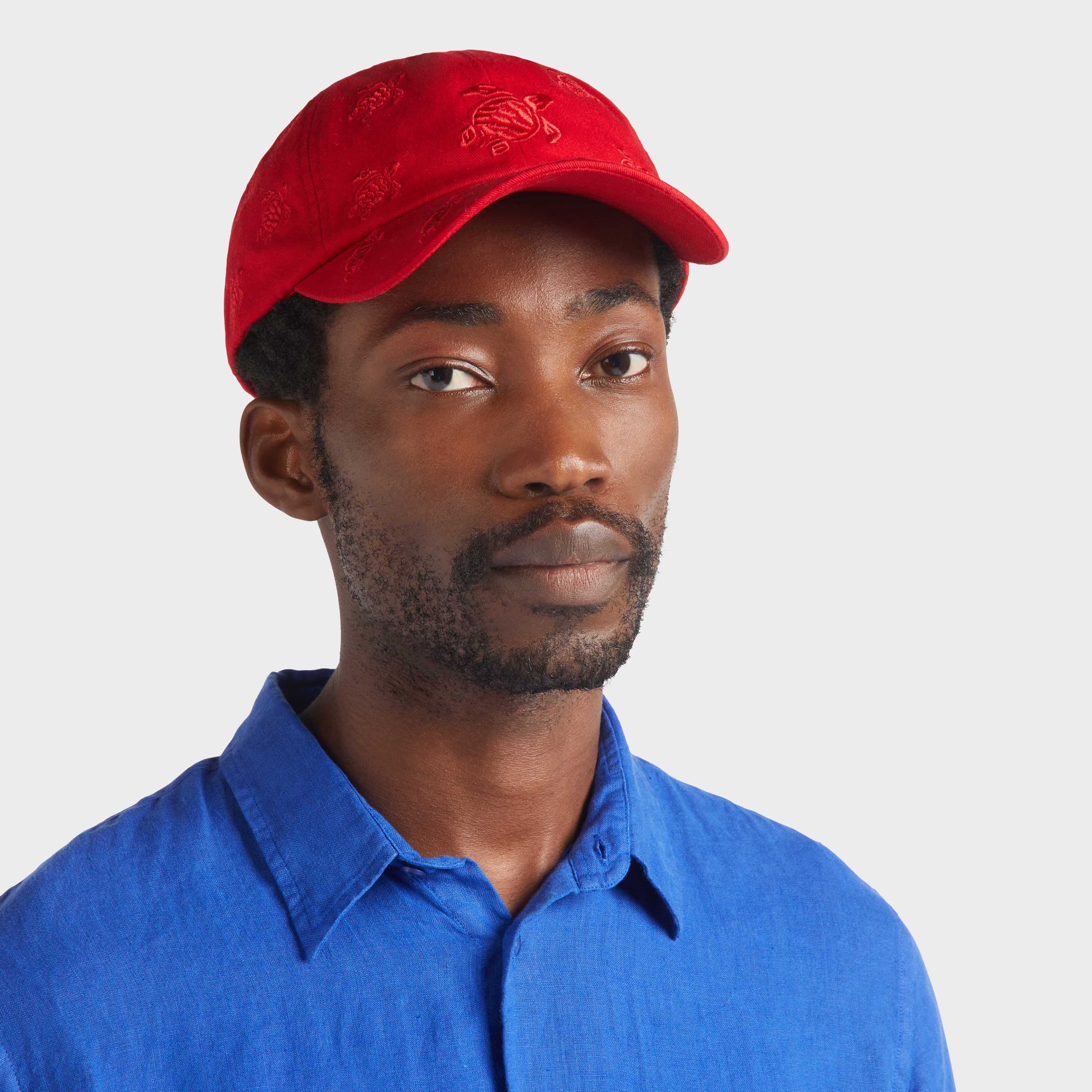 Casquette Brodée Tortue All Over | Accessoires de Plage Vilebrequin