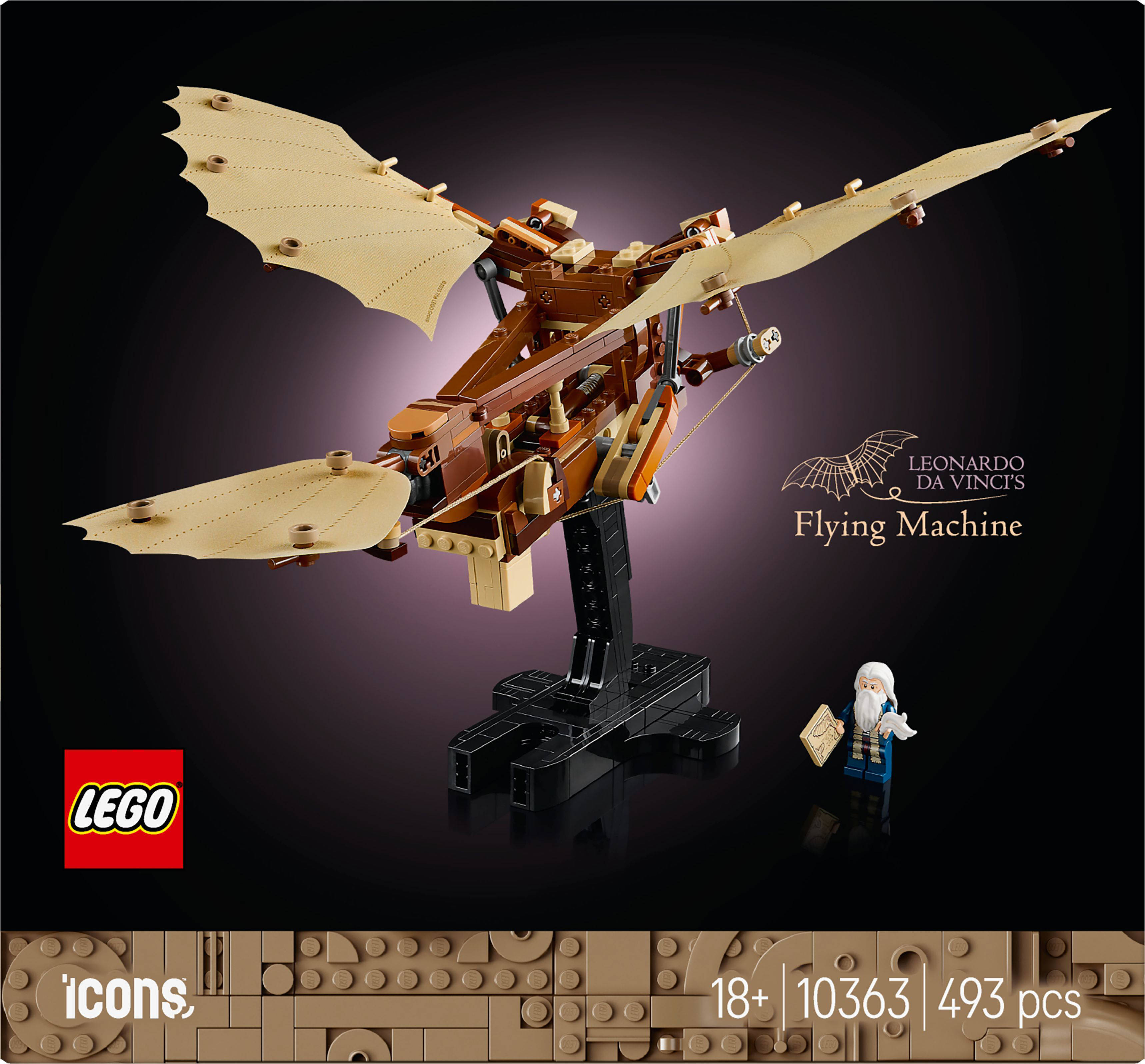 LEGO De vliegmachine van Leonardo da Vinci set 10363