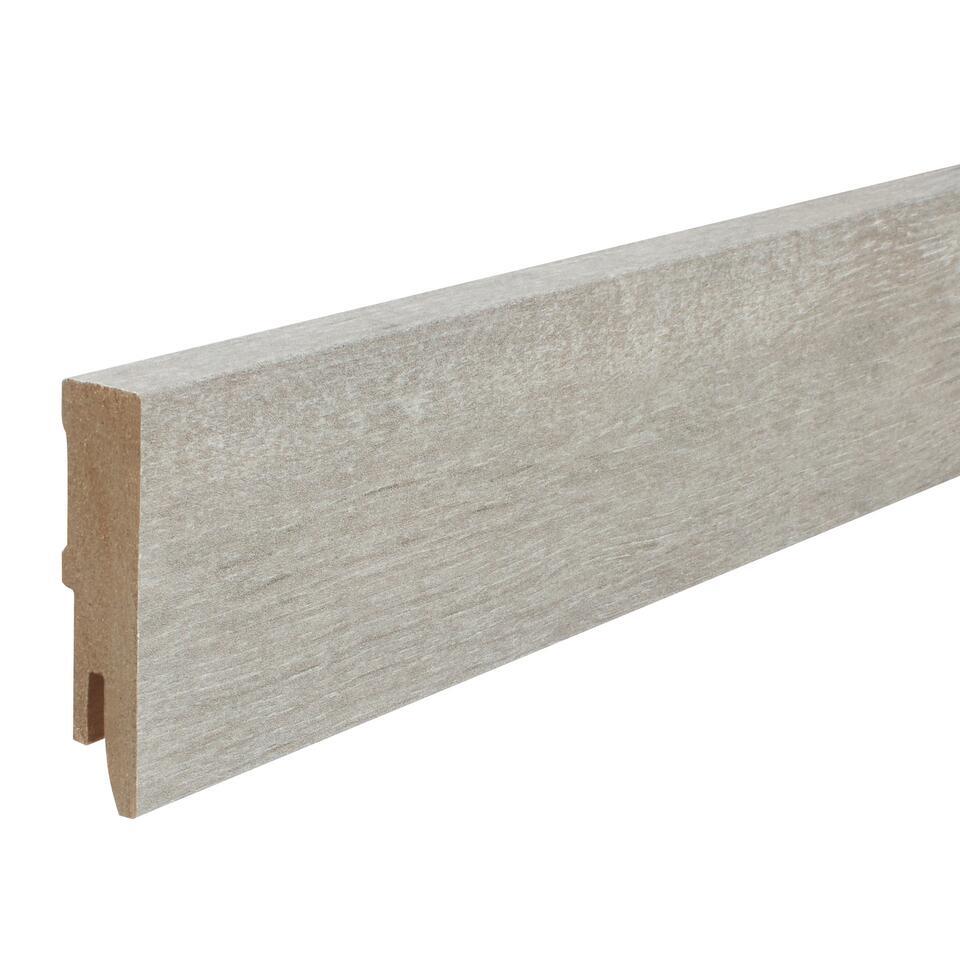 Plint Grijs Eiken MDF 6 cm