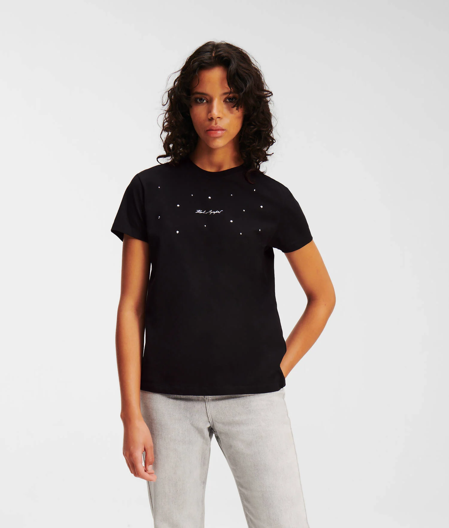 T-SHIRT EN STRASS