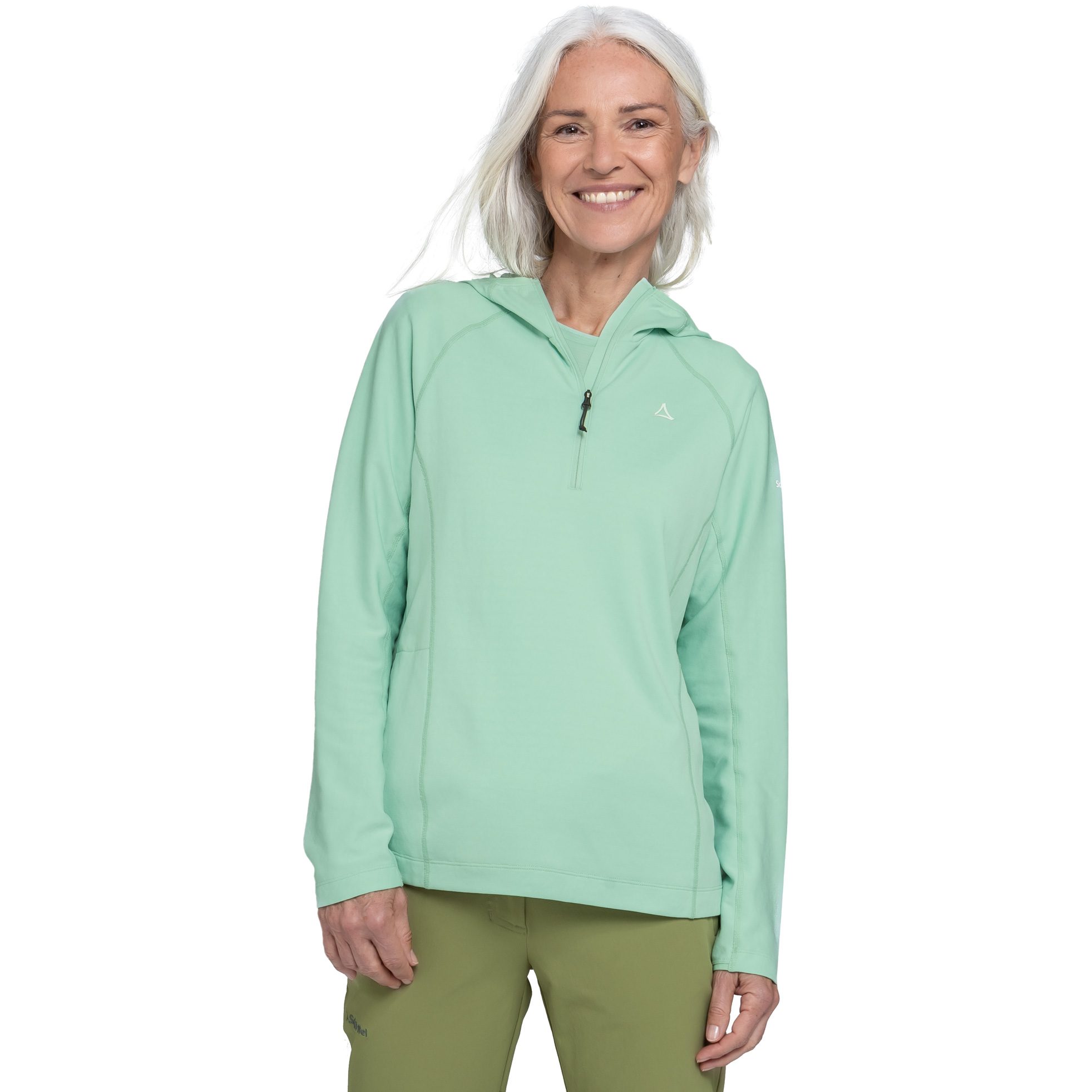 Schöffel Kravica Half-Zip Hoody Damen botanical sky