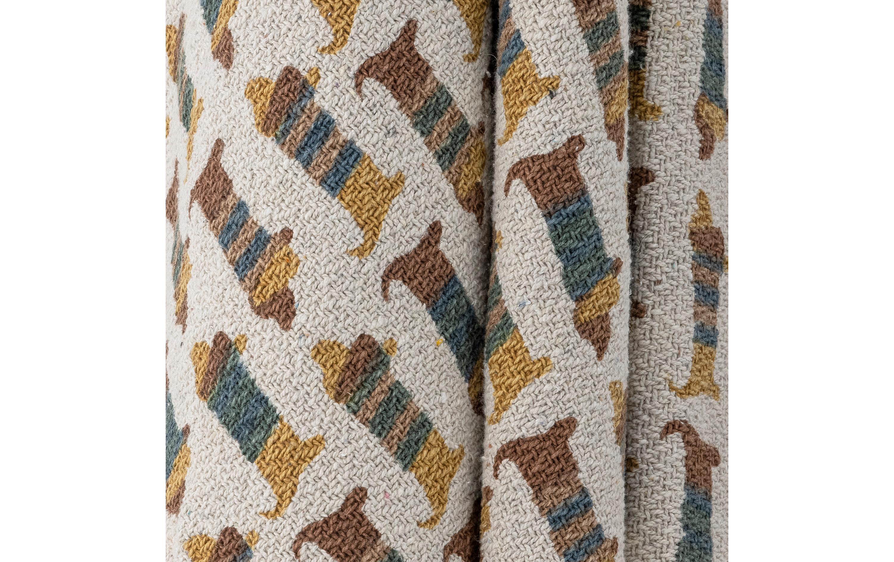Kuscheldecke Charlie 160 x 130 cm, BraunDecke zum Kuscheln aus Baumwolle und Polyester