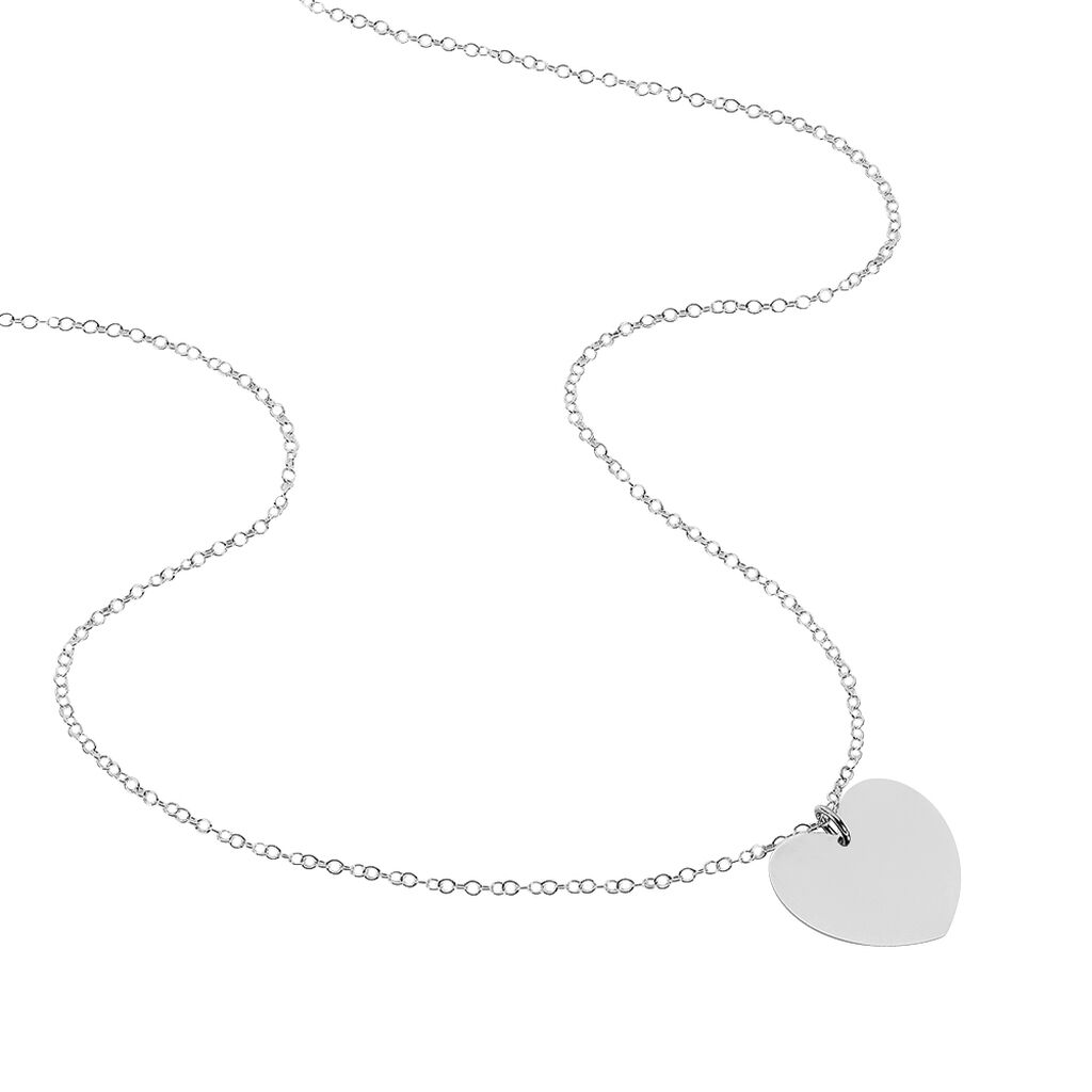 Collier Ylla Argent Blanc