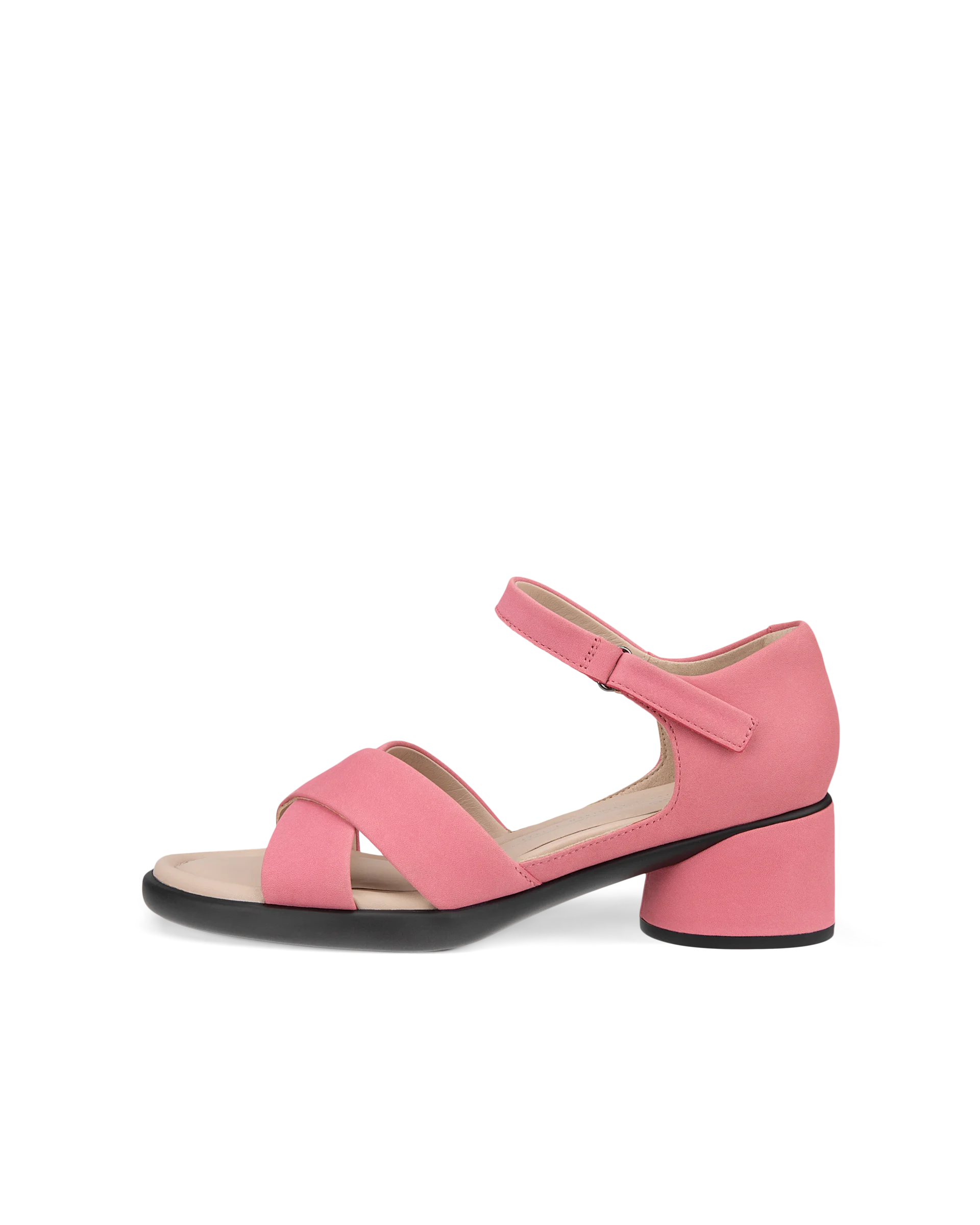 ECCO SCULPTED SANDAL LX 35 Damen Nubuksandale mit Absatz Pink