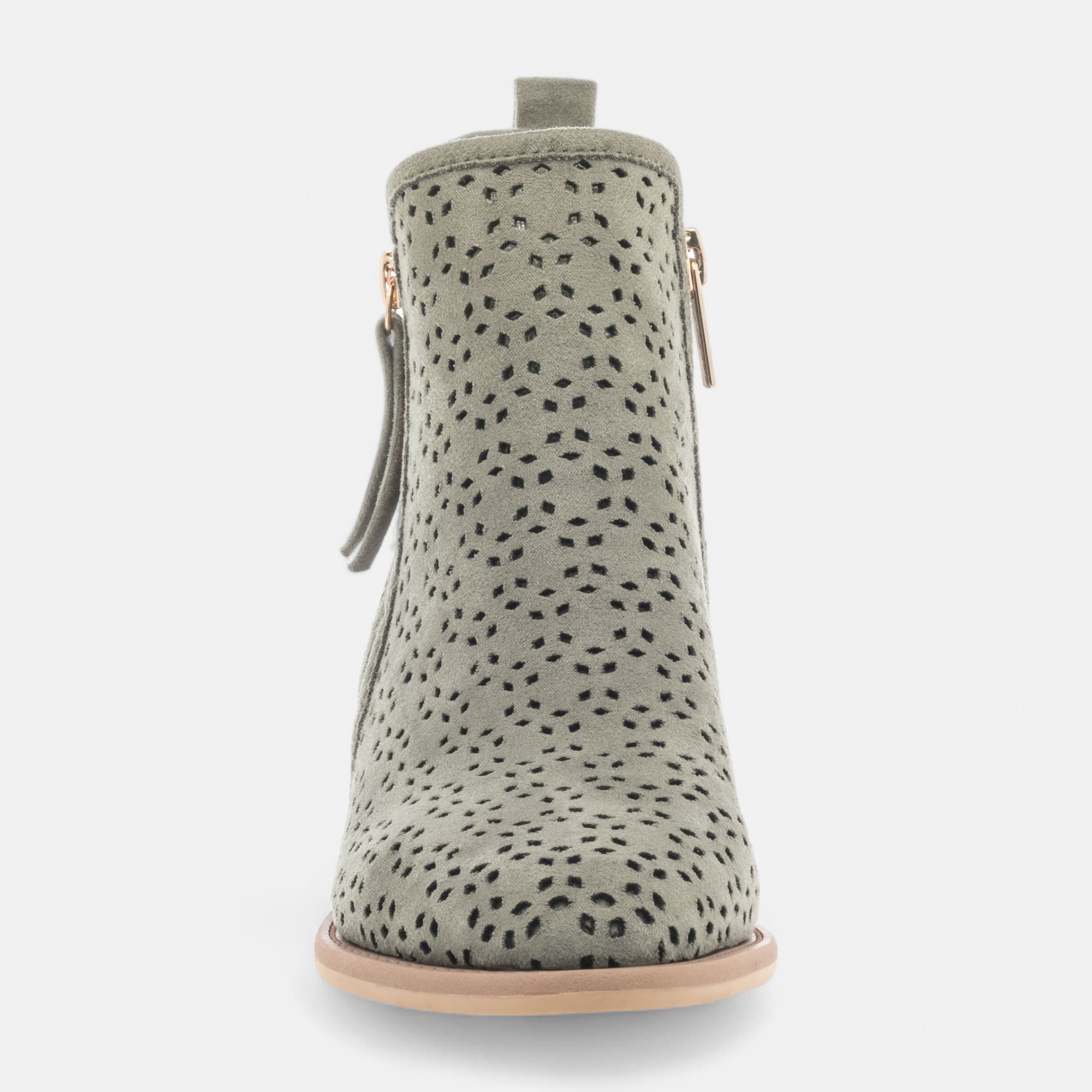 Bottines à talon Femme kaki