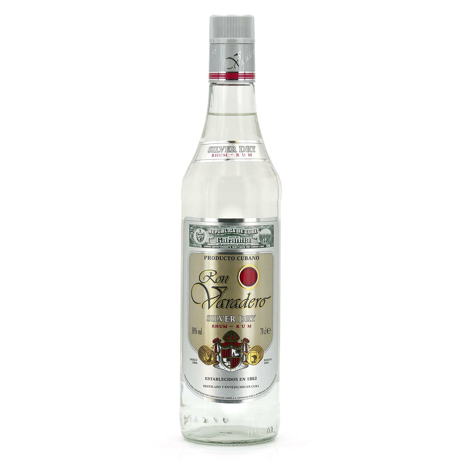 Rhum blanc cubain Varadero Silver Dry 38% - Distillerie Varadero