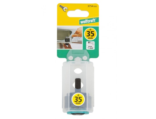 WOLFCRAFT - Coffret embouts de fraisage Emporte-pièces diam.35 mm 3754000