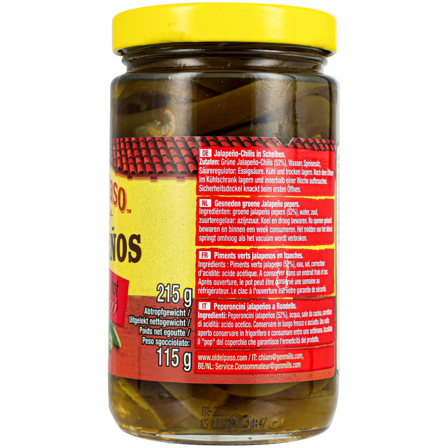 Old El Paso Sliced Jalapenos scharf