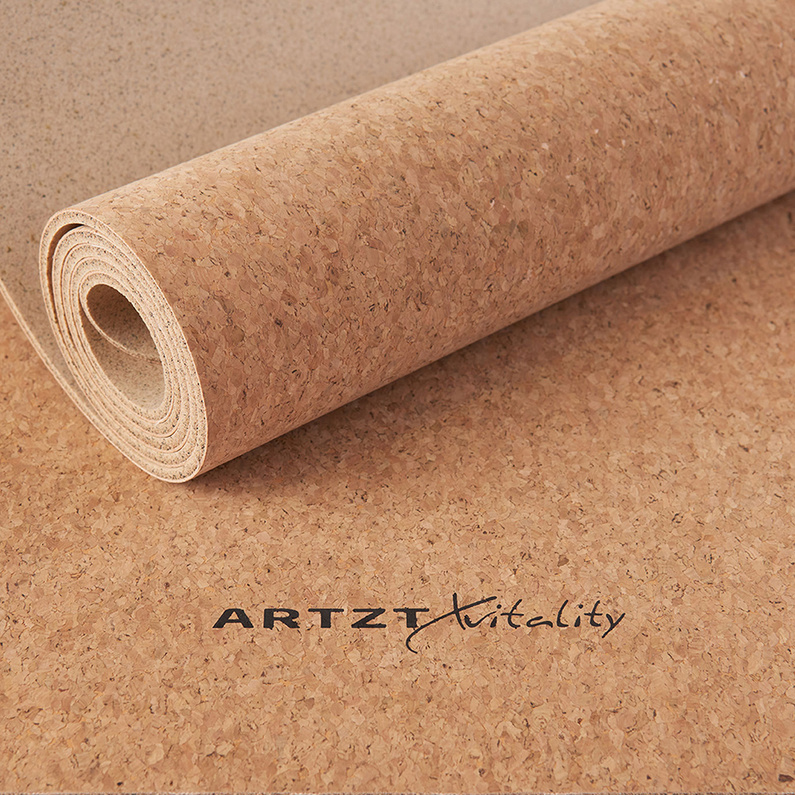 Artzt vitality Kork Yogamatte Recycle PLUS