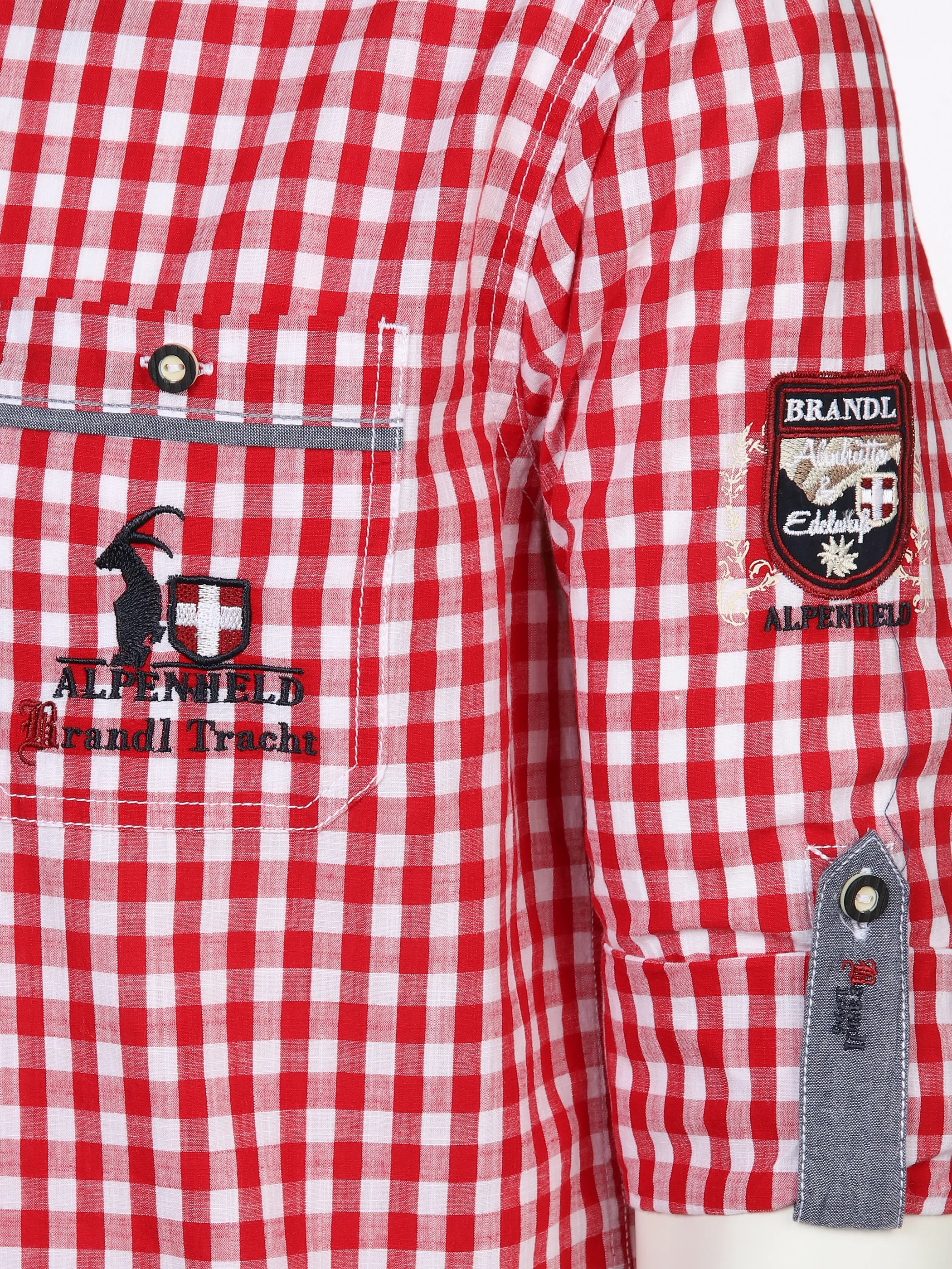 Herren Trachtenhemd im Karo-Look
