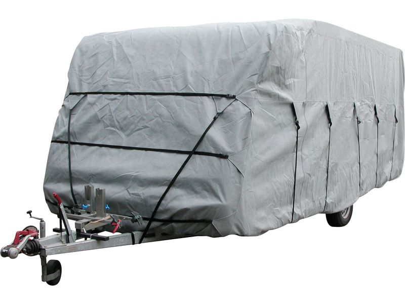 Eurotrail Abdeckblachen Schutzhülle für Wohnwagen Wohnwagenabdeckung
