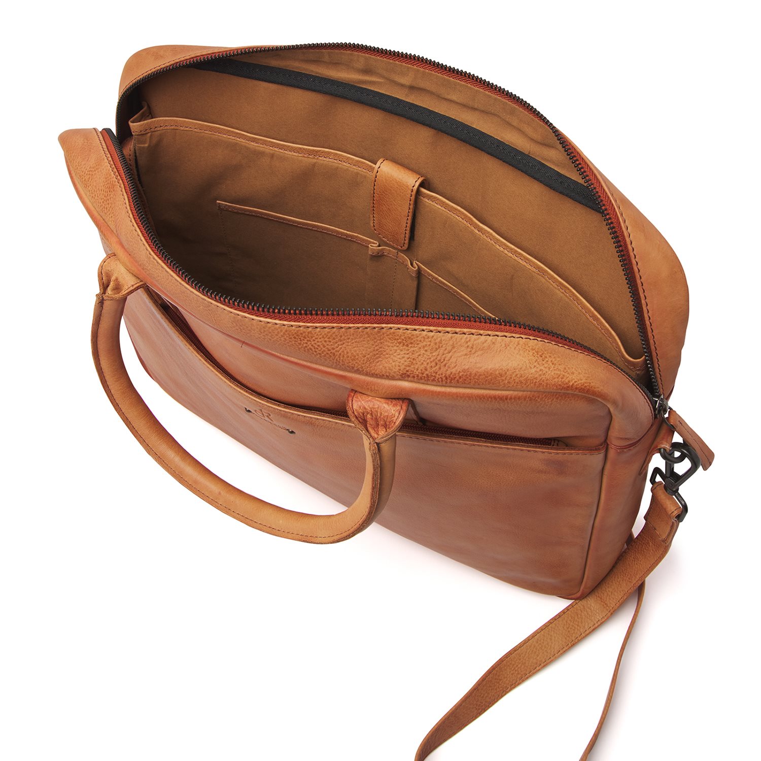 dR Amsterdam Ascend Workbag cognac