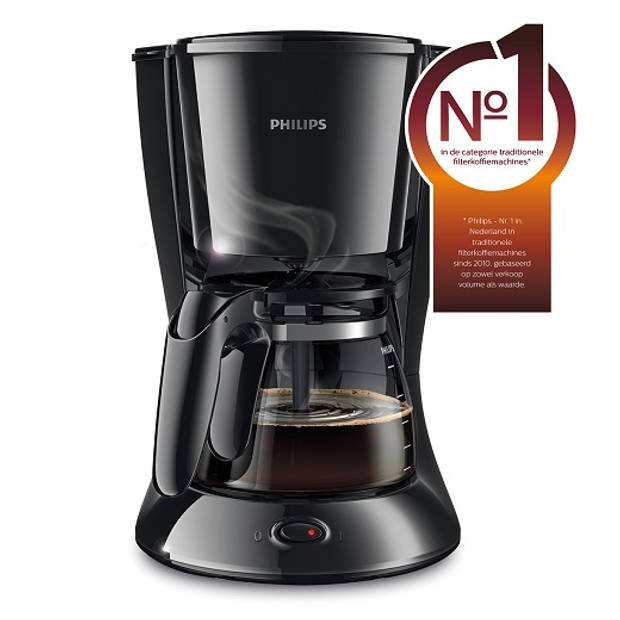 Philips filterkoffiezetapparaat Daily Collection HD7461/20 zwart 1,2L
