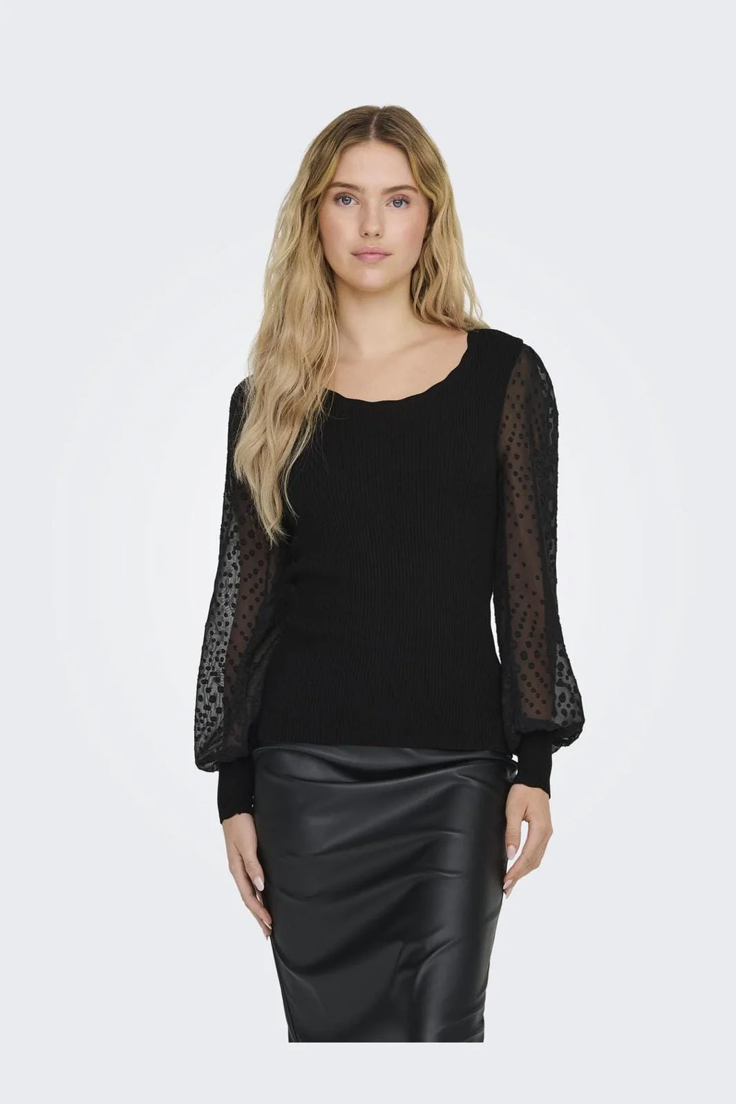 Only Onljulie Life Ls Mix O-Neck Cc Knt