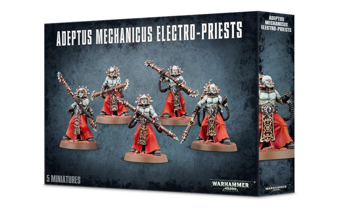 Figurenset Warhammer 40k Adeptus Mechnicus Electro-PriestsBausatz für 5 Figuren