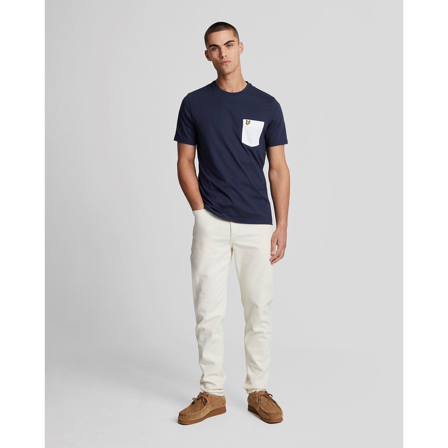 Lyle and Scott Contrast Pocket T Shirt