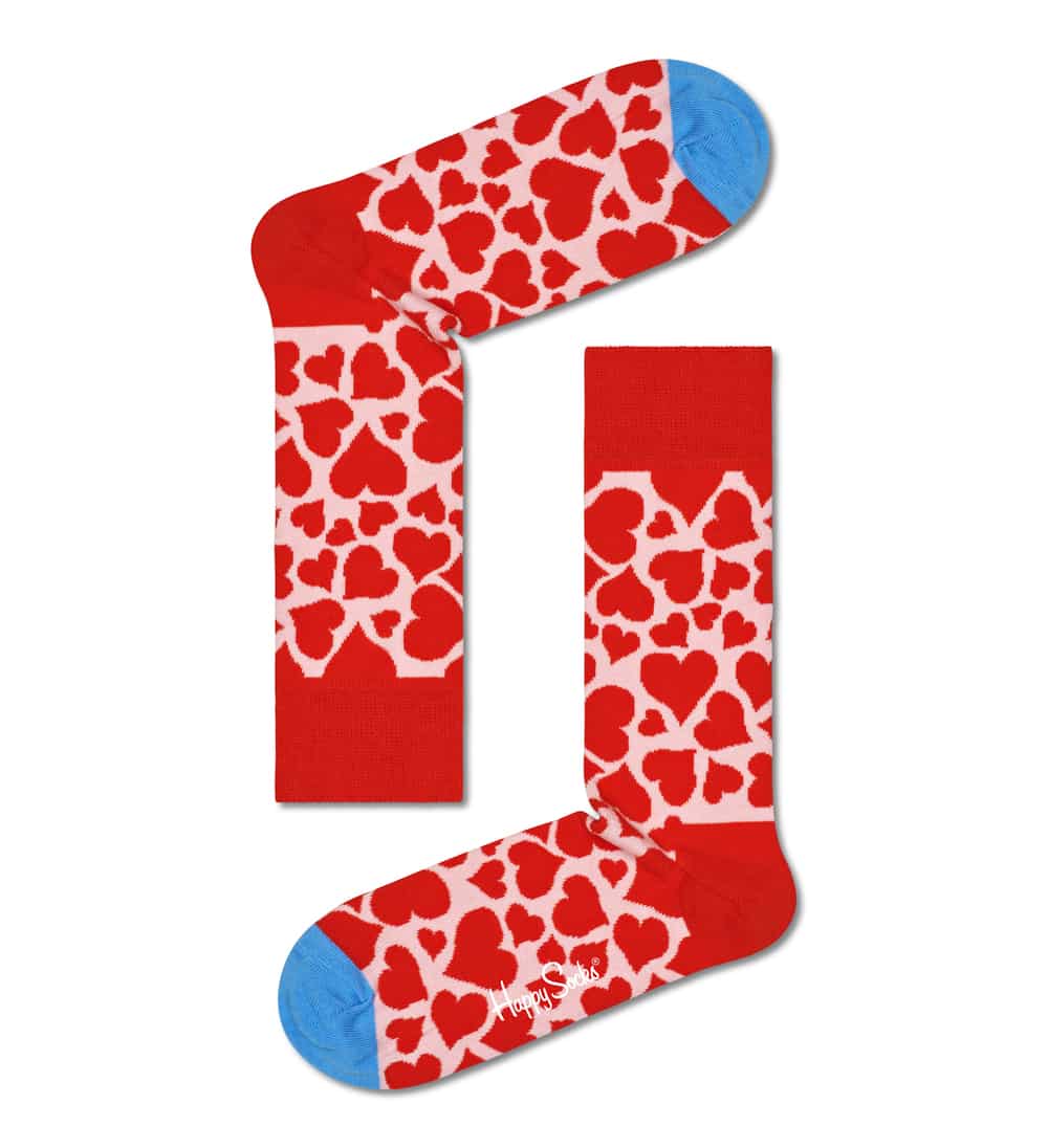Happy Socks Heart Sock Socken in Mehrfarbig