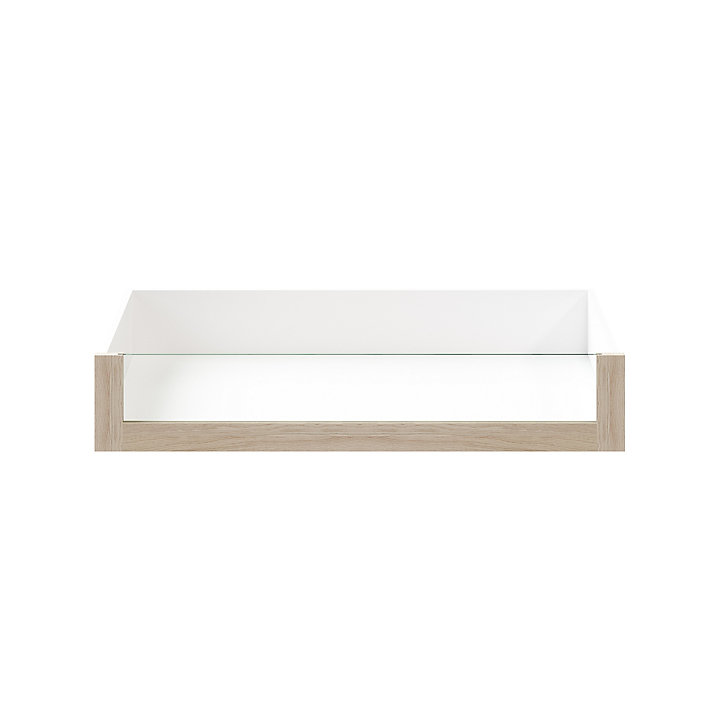 Tiroir intérieur avec façade verre effet chêne GoodHome Atomia H. 17 x L. 93,7 x P. 50 cm