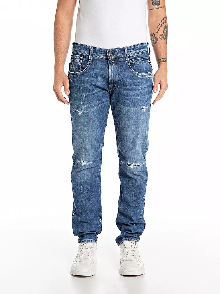 REPLAY Jeans Slim Fit ANBASS blau