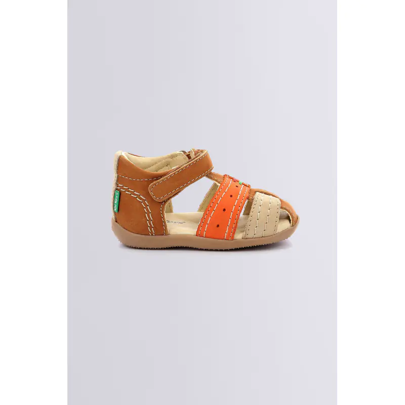 Bigbazar Camel orange SANDALES Cuir Garçon