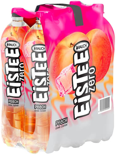 Rauch Eistee Zero Pfirsich 6x1,5 l (EINWEG)