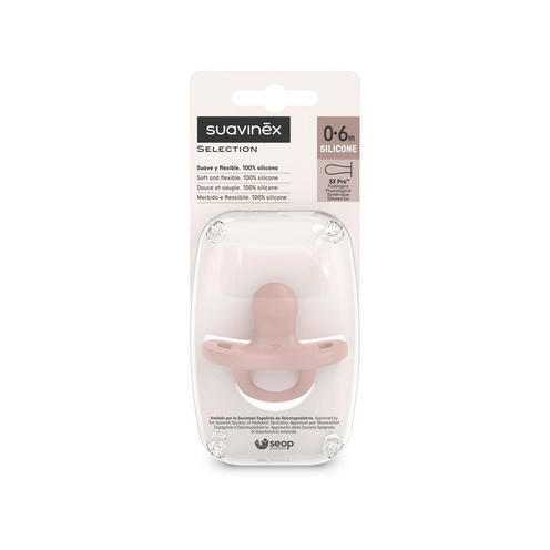 Sucette Anatomique Réversible SXPRO 0/6 Mois Nude - SUAVINEX