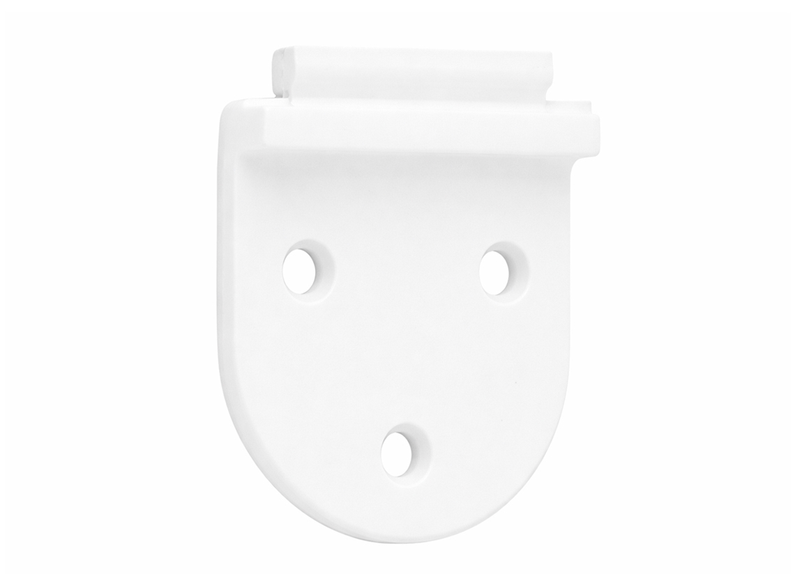 Obelink kunststoffen schuifdeurgeleiders (2x stuks) - white