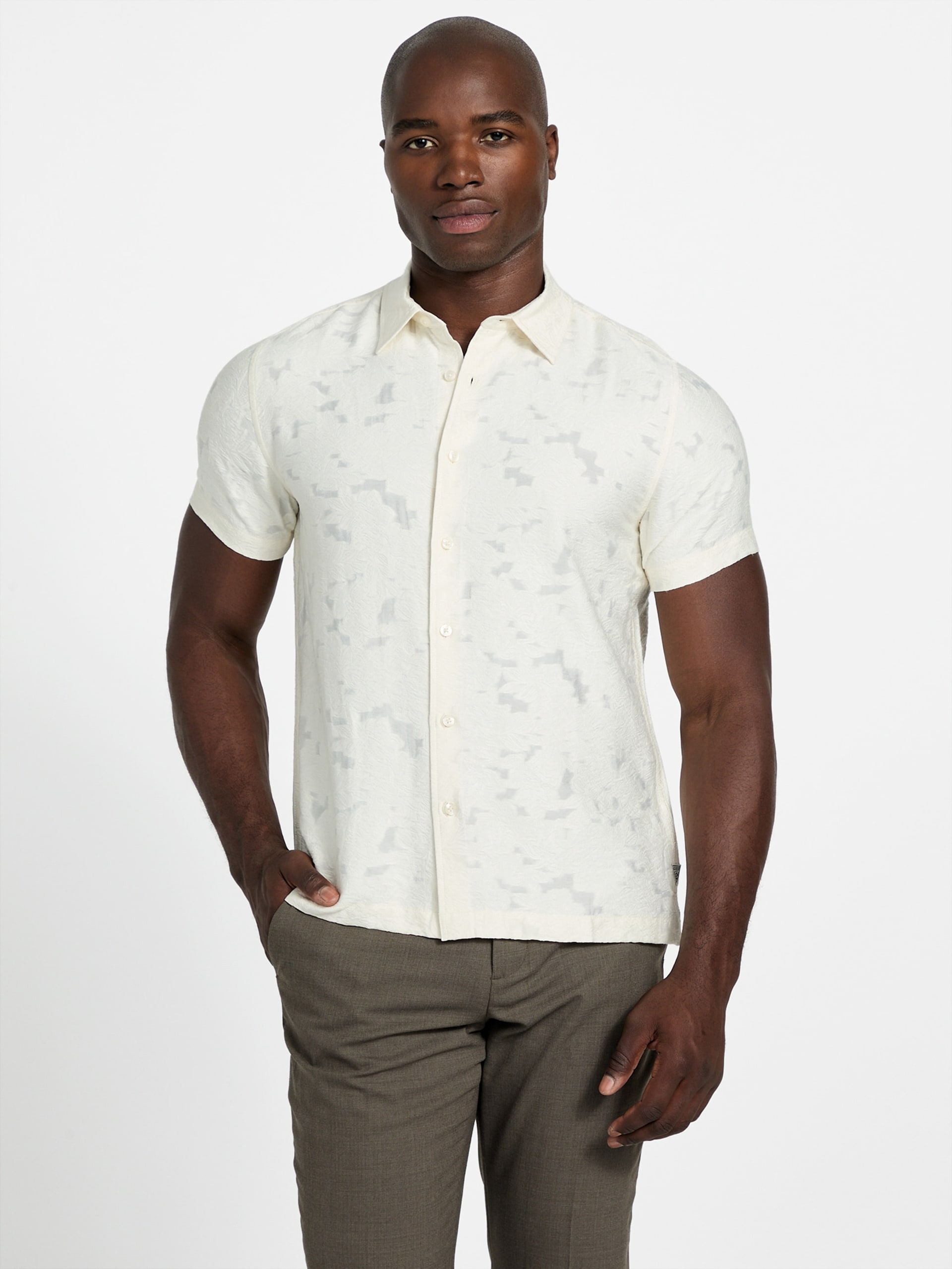 Camisa Alden Clip Jacquard