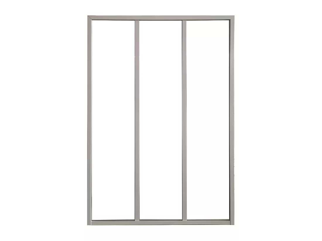 Verrière atelier en aluminium thermolaqué - 90x105 cm - Blanc - BAYVIEW