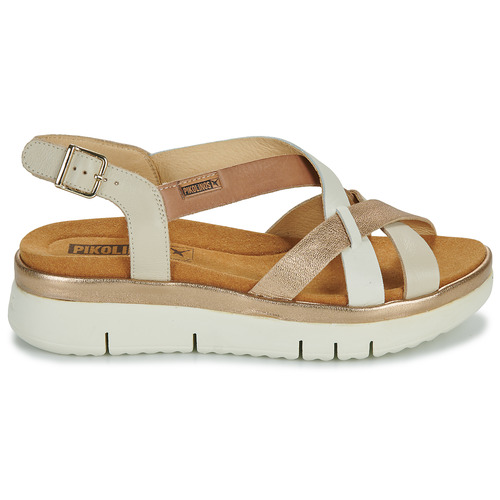 Pikolinos - PALMA W4N - Blanc / Doré / Cognac