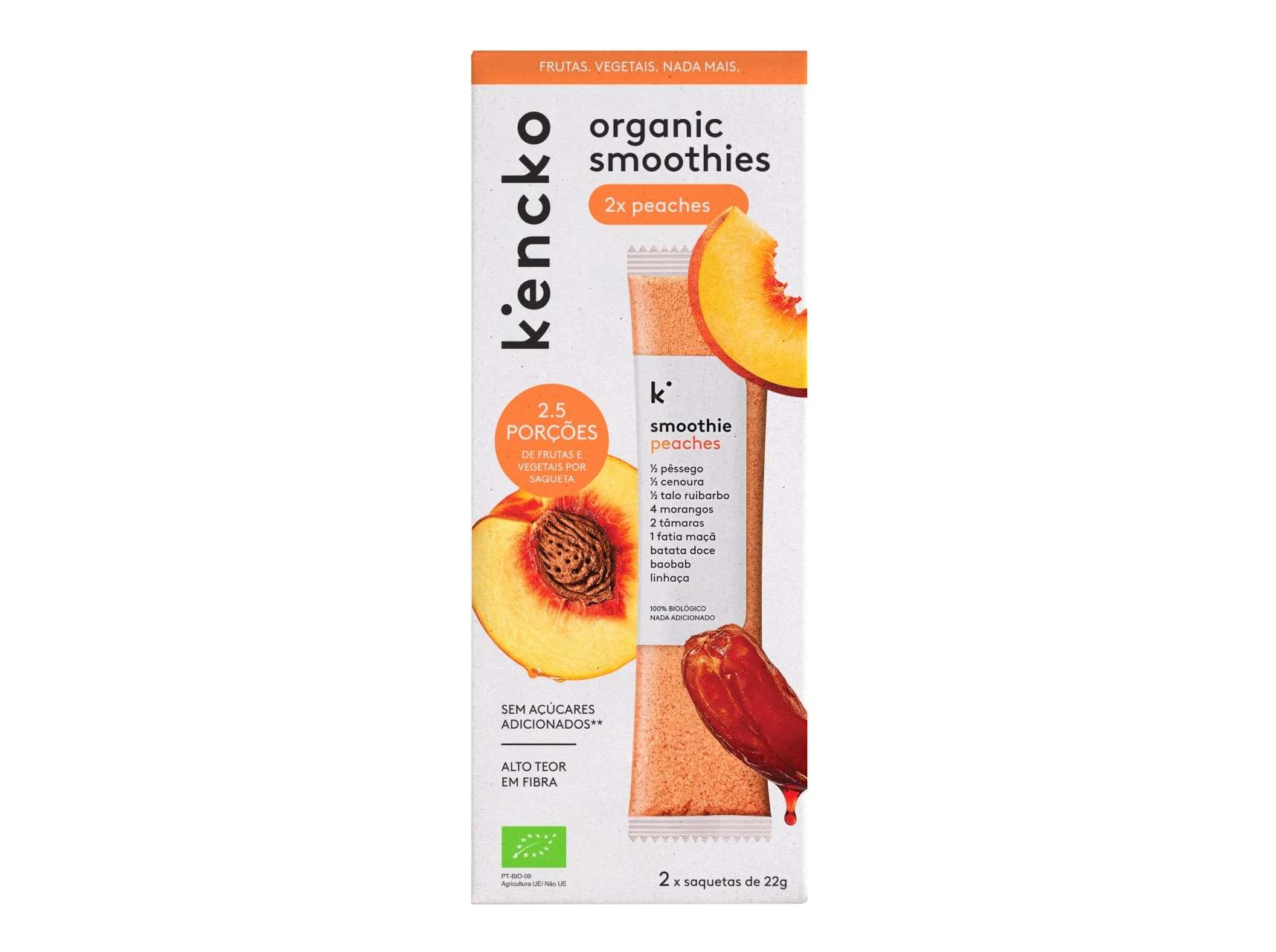 BATIDO KENCKO PEACHES-PESSEG-CEN-RUIBAR 2X22G