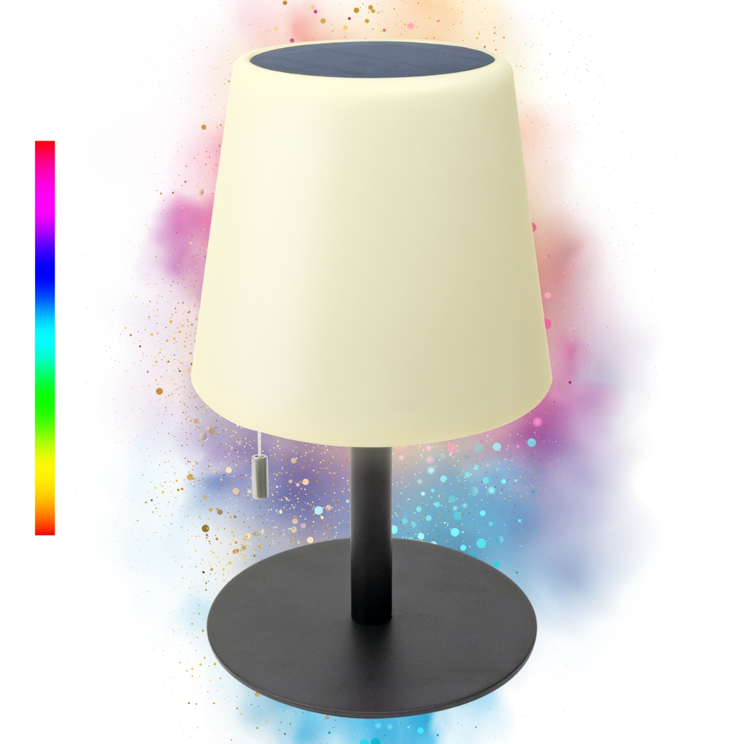 Schwaiger RGB LED zonne-energie tafellamp