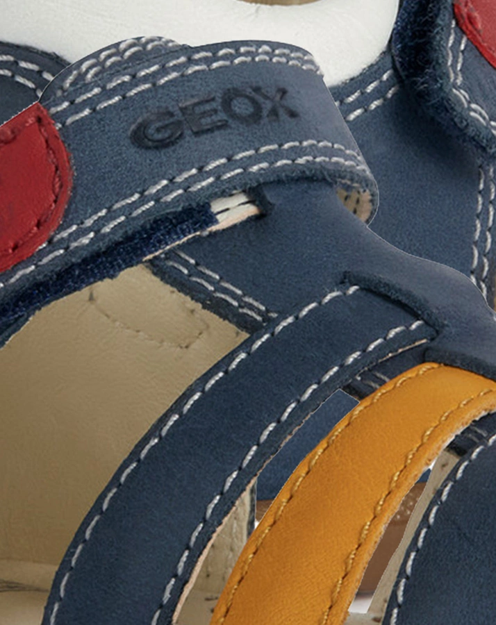 Klett-Sandale MACCHIA in navy/yellow