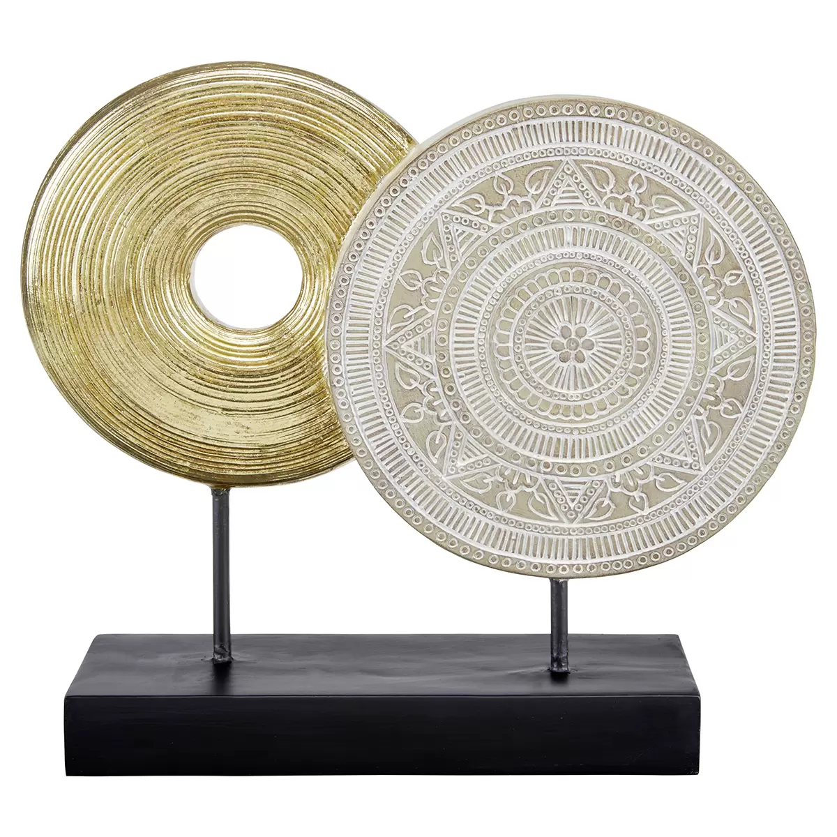 Tisch-Dekorationsgestell James Wood gold,schwarz,weiss