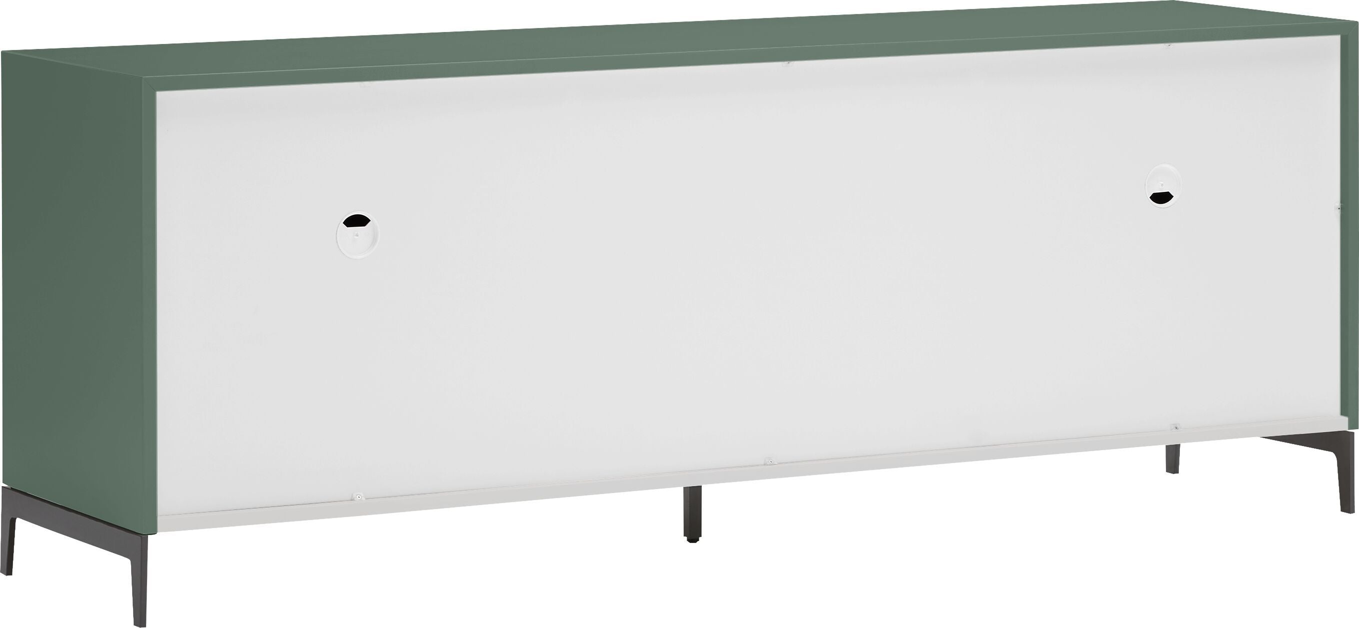 LUX Lowboard - Grün / B: 180.0 cm x T: 46.0 cm x H: 68.0 cm