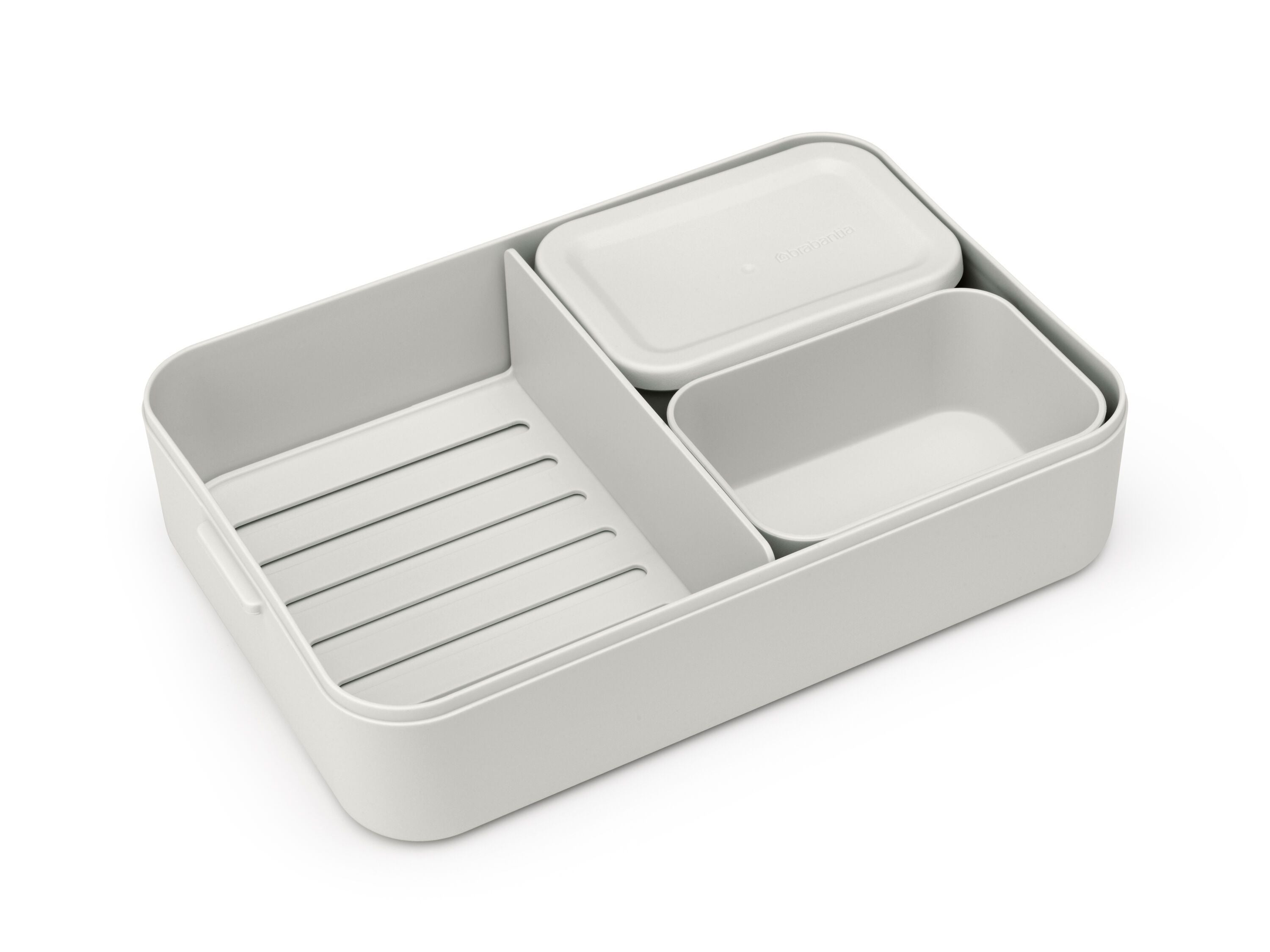 brabantia MAKE & TAKE Lunchbox - Hellgrau / B: 25.5 x T: 16.7 x H: 6.2