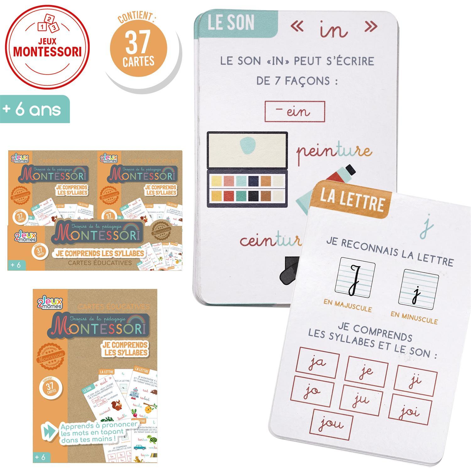 JEU JE COMPRENDS LES SYLLABES