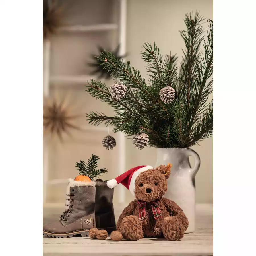 Steiff Soft Cuddly Friends Teddybär Jimmy braun Christmas, 30 cm