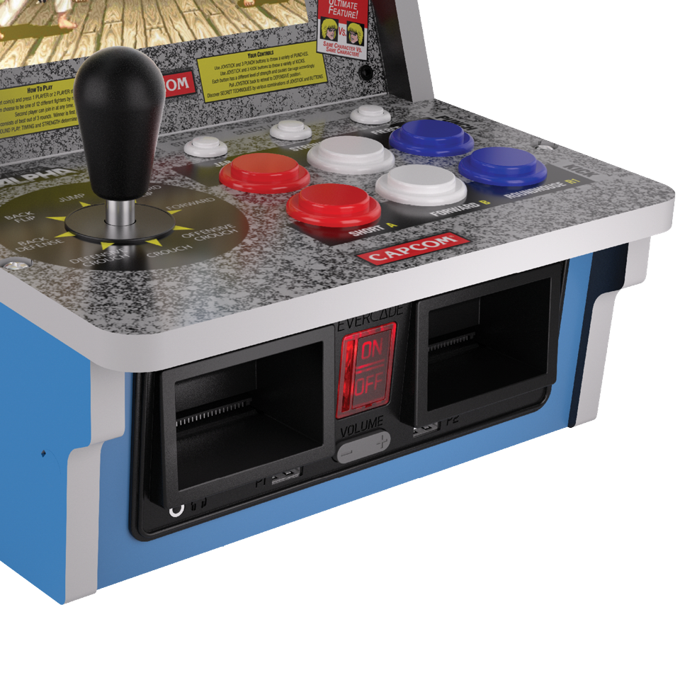 Evercade Alpha Street Fighter Bartop Arcade